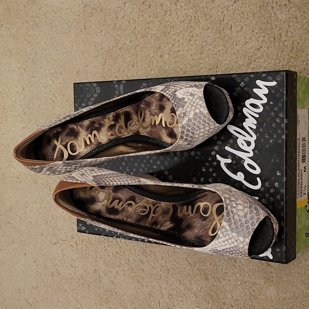 Sam Edelman Tacoma Platform Shoes Sz 7.5